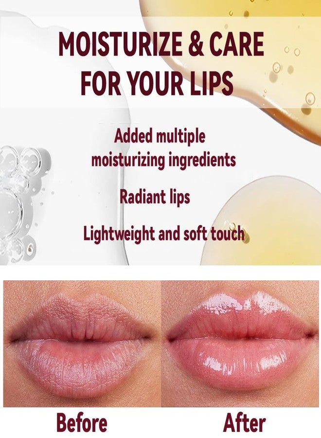 HHLTOH 1Pc Pale Pink Butter Lipstick Tinted Lip Balm, Shine Moisturizing Plumper Lipstick for Women, Natural Nourishing Hydrating Lip Gloss Stain for Dry Lips, Lightweight Lip Liner Care Vegan Makeup - Image 4